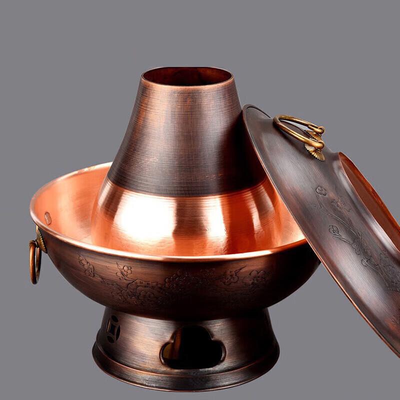 XINMINGLIANG Old Beijing Style Charcoal Red Copper Hot Pot