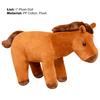 Adorable Horse Plush Toys Decorative Anti-fade Increase Vitality Horse Stuffed Doll for Kids