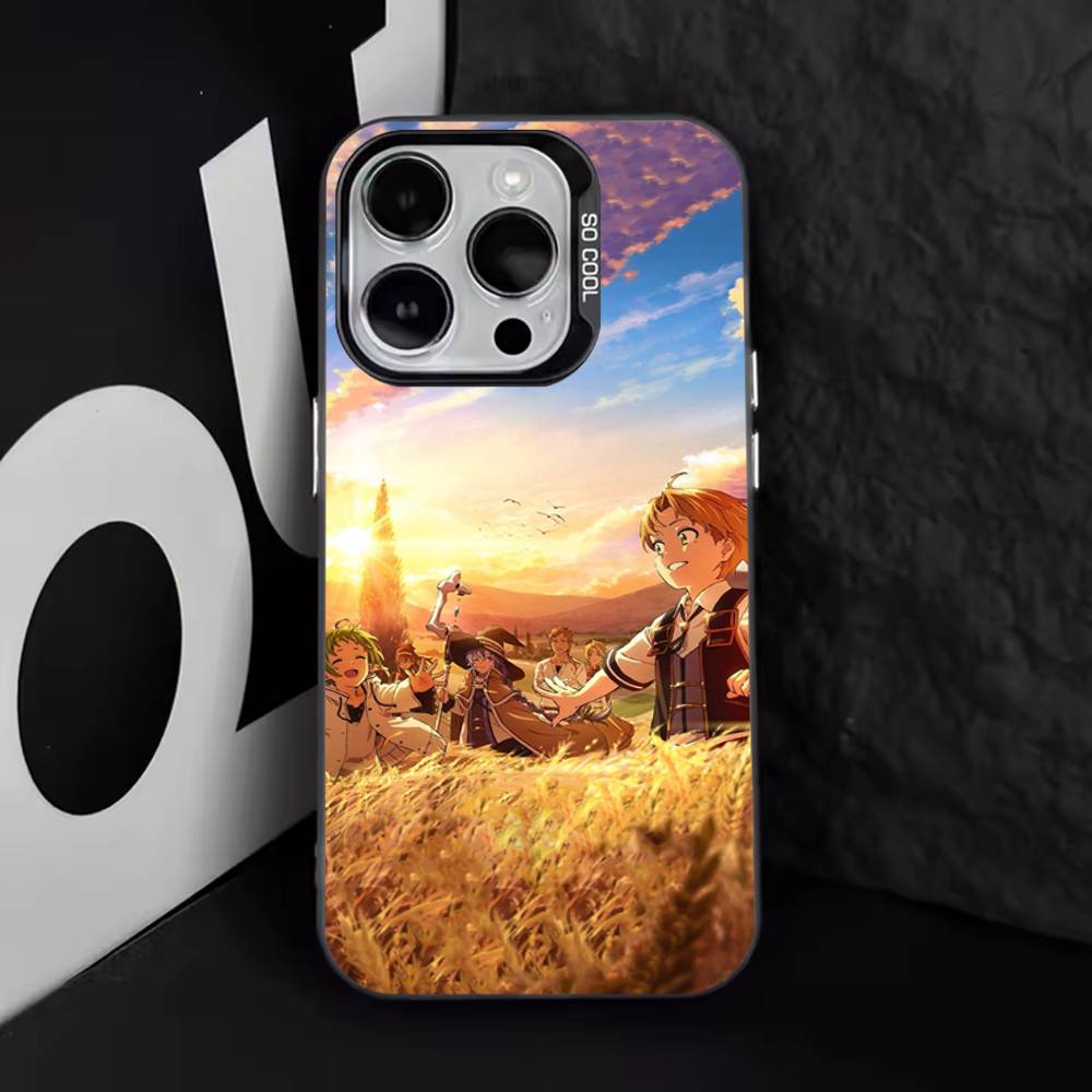 Anime M-Mushoku T-Tensei Phone Case For iPhone 17,16,15,14,13,12,11,Pro,Max,Plus,E,Air,Mini Black Tpu Cover