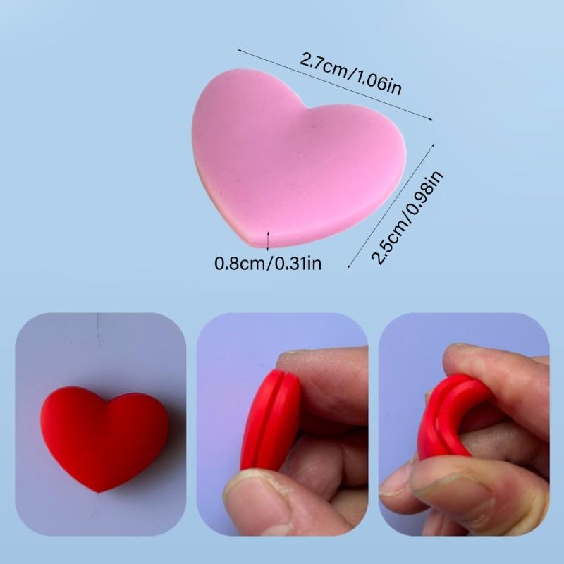 8Pcs Heart Flower Tennis Racket Shock Absorbers Silicone Vibration Dampeners Racket String Shock Absorbers Enduring