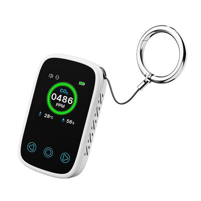 Reis kooldioxide alarm Precisions CO2 meter met temperatuur/vochtigheidsbewaking Kooldioxide waarschuwing voor thuis