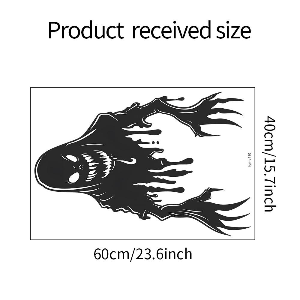 

Хэллоуин ужас черный призрак спальня гостиная фон декоративные наклейки на стену самоклеящиеся 40*60CM/fun-e110