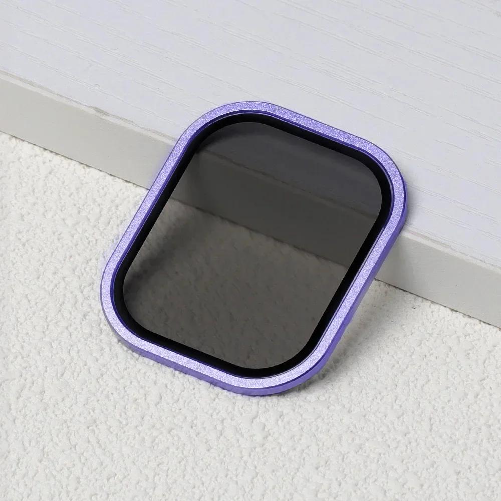 Tempered Glass for Apple Watch Ultra 2 49mm Screen Protector Metal Frame Anti-Scratch for IWatch Series Ultra 49 mm Accessories