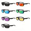 Polarized Sunglasses Black Square Frame Uv Protection Sun Glasses For Driving Fishing Outdoor Eyewear Sports Sunshade Glasses