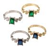 Europeisk & Amerikansk Vintage-Stil Justerbar Koppar Guldpläterad Ring för Kvinnor