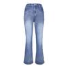 Women's High Waist Flare Jeans Vintage Embroidered Bootcut Denim Pants Retro Casual Slim Fit Long Trousers
