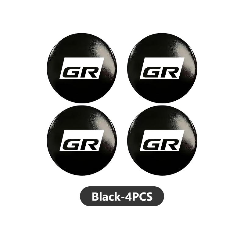 4PCS 56mm Car Styling Wheel Center Hub Caps Rim Cover Badge Emblem Sticker For Toyota Supra Aygo Prado RAV4 Hilux Yaris Corolla
