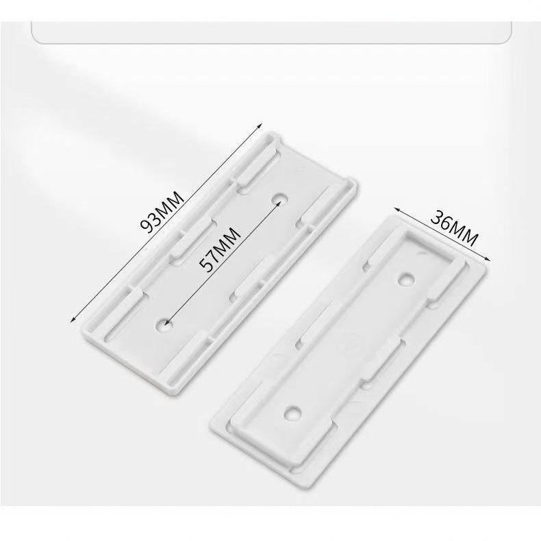 

Organizer for Kitchen Home Office Strip Holder Wall Mount, Self-Adhesive Desktop Socket Fixer