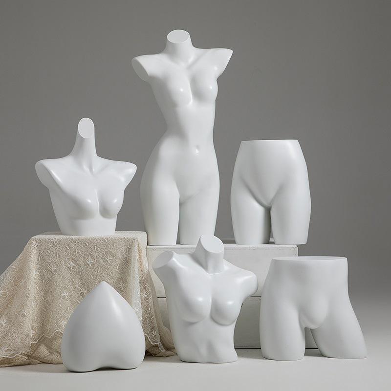 Unisex Torso Mannequin: Female & Male Underwear Display Stand