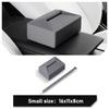 For Tesla Y LAUNCH/Juniper/3/X/S/3+ Silicone Tissue Box Central Control Back Rest Tissue Box Car Interior Trimming Accessories