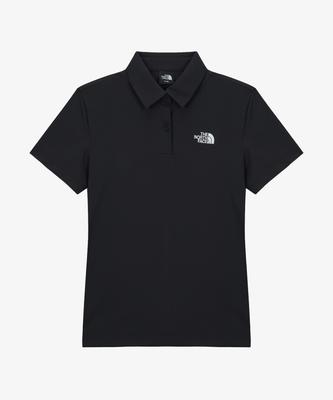 Noseupeiseu Nt7Ps31C Women'S Swing Short Sleeve Polo Black