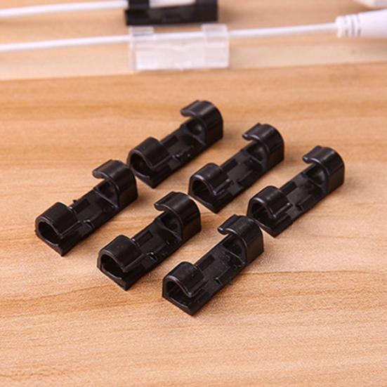 20 Stück Selbstklebende Netzwerk-Kabelklemmen Kabelorganisator Ladekabel Fixierer Halter Klemme
