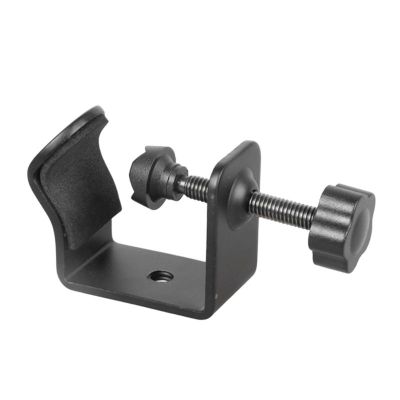 Adjustable Metal Clamp Mount With Flexible Hose 1/4 Screw Interfaces for Action Cameras Smartphones Tablets