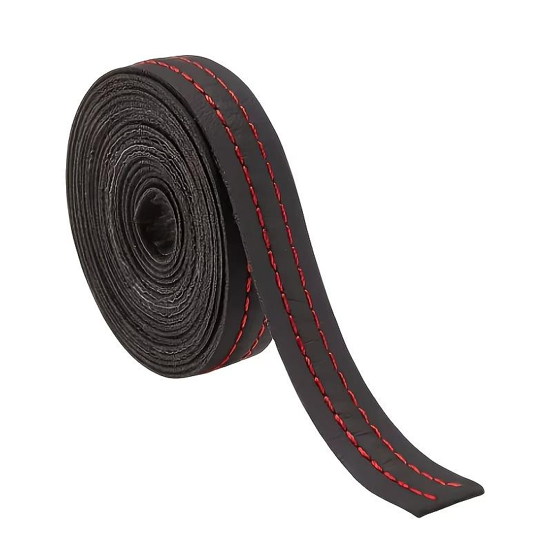 

Car PU Leather Decorative Line Interior Self-Adhesive Decorative Strip Car Instrument Panel Gap Strip Auto Interior Accessories 100CM красный