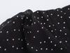 Spring 2025 Women's European & American Style Polka Dot Waist-Hugging Long Sleeve Dress