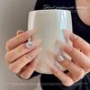 Sparkling Zircon Nail Art Pile Jewelry Light Luxury Versatile Transparent White No Bottom Support Rock Sugar Pigeon Egg Ball Finished Product
