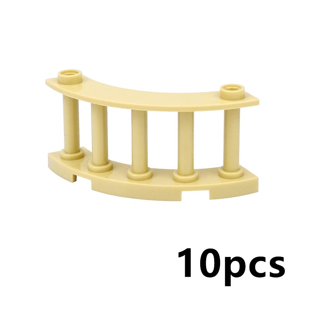MOC Stadtzaun Baustein Teile Haus Geländer Treppenabsperrung Leiter Garten Militär Montageziegel Kompatibel 60603 3185