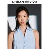 UR Women's Pastel Striped Sleeveless Shirt