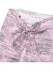 KIRSH Collection Print Wrap Skirt [Pink]