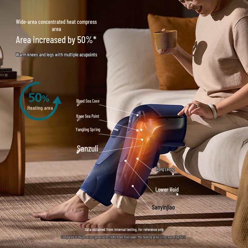 Philips PPM5204L Heated Knee & Leg Massager (Pair) CN plug (adapter included)