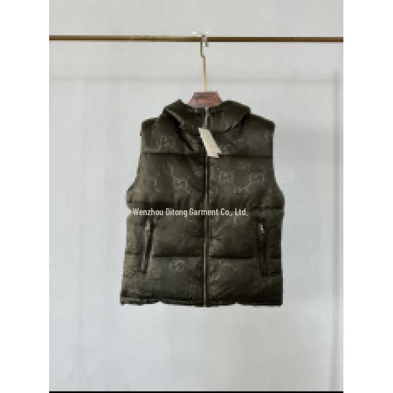 Hochwertige ärmellose Baumwollweste mit Stehkragen für Damen und Herren - Warme Herbst-Winter-Freizeitjacke