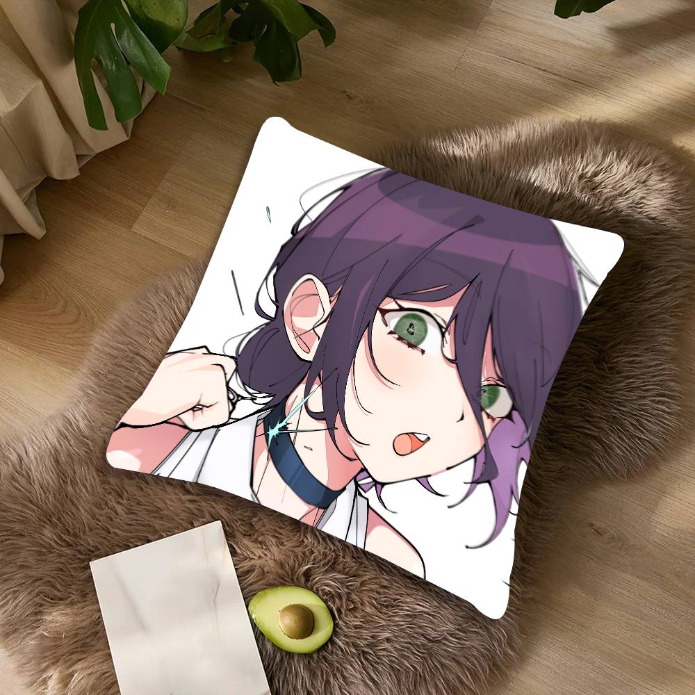 Fashion Hot Girl Reze Anime Pillow Case Cushion Cover Decor Home Throw Pillow Covers For Couch Camping Pillow Cover Decorations