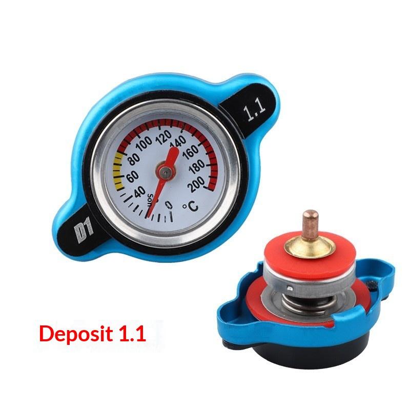0.9Bar 1.1Bar Big Or Small Head Motorcycles Car Thermost Radiator Cap Cover Water Temperature Gauge Cover Utility Safe
