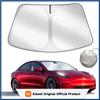 Pour TeslaPare-soleil de pare-brise Pliant Housse de pare-soleil pour vitre avant Protection contre la chaleur Visière Pour Modèle Y Modèle 3 2024 Accessoires