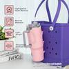 Cup Holder for Bogg Tote Bag Water Bottle Holder Adjustable Portable Cup Sleeve Beverage Storage Holder for Stanley Water Bottle