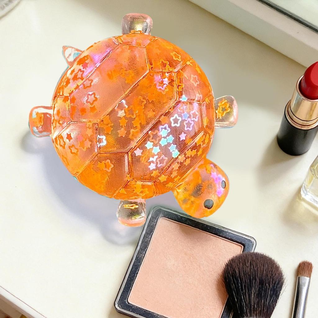 Glitter Turtle Shape Squeeze Toys Party Favors Sensory Fidget Toys for Home School Classroom Dorm College Travel Road Trip