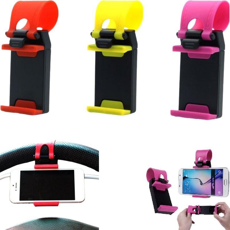 Roter fauler Autolenkrad-Handyhalter Universal-Kunststoff Großhandel