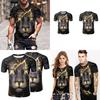 Trendy 3d Printed Lion And Tiger Men's T-shirt Comfortable Loose Fit Summer Wear