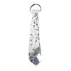 Glittering Rhinestones JK Necktie Knot Free for Women Men Shimmering Neck Tie Club Party Necklace Tie Costume Neckwear
