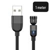540° Rotating Magnetic Fast Charge Cable, 3-in-1 Blind Suction Design, Bendable for Mobile Gaming