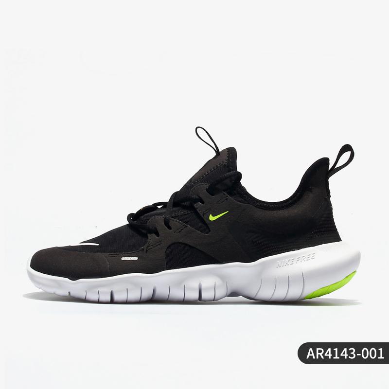 Nike genuine seasonal new children s FREE RN 5.0 (GS) sports shoes AR4143-001 3.5Y
