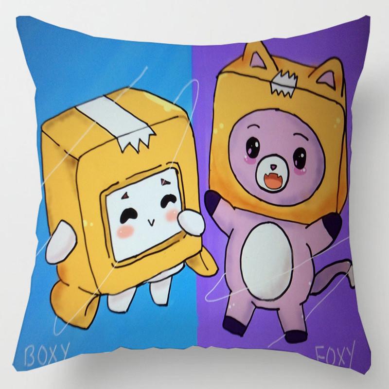 Lankybox Decorative Soft Pillow Case Cushion Cover For Comfortable Car Travel
