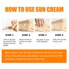 EELHOE Sunscreen Cream Moisturizing Protection Face Body Skin Care Lightweight Non-Greasy Summer 50g