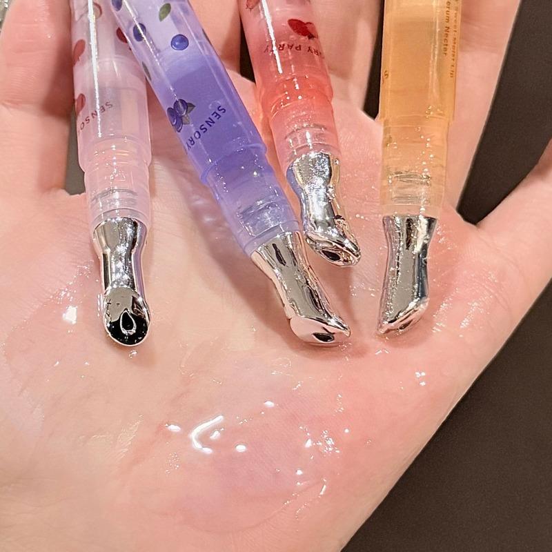 Rotary Small Iron Lip Gloss Moisturizing Hydrating Lip Oil High Gloss Lip Balm
