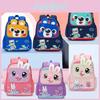 Adorable Animal Print Kids Backpack For School Nylon Breathable Design Age 2-6