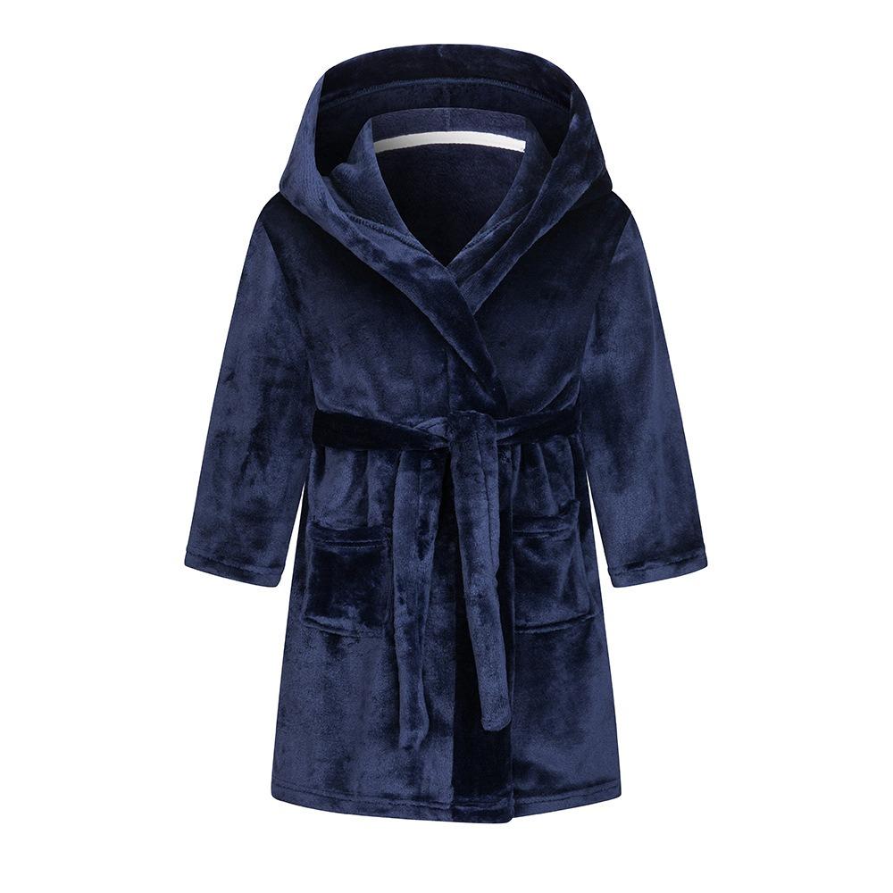 Winter Kerst Badjas Voor Meisjes Pyjama Dierlijke Badjassen met Capuchon Kinderen Kamerjas Jongens Nachtkleding Kinder Badjas 6 8 10 12J
