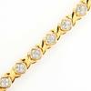 NINA RICCI Necklace Plated Gold/Rhinestone 72.0g Women Used