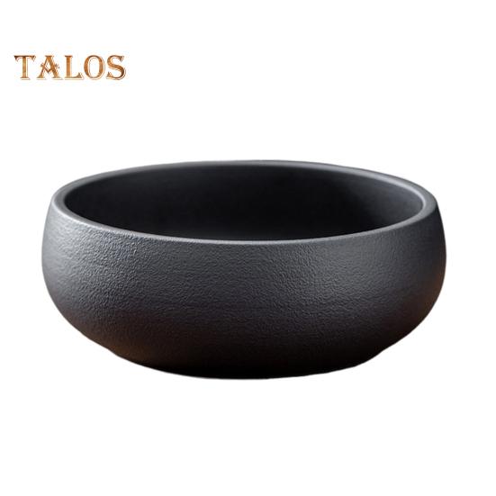 Keramisk Lotus Planter Stor kaliber ikke-porøs rund vase Fargerik Flow Glaze Påskelilje Blomsterpotte for vannplanter Bolle Lotus Hydroponics
