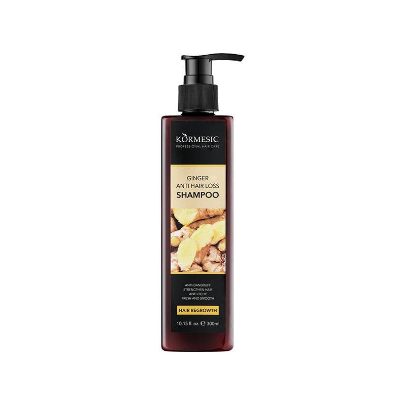 Shampoing, revitalisant et essence capillaire à l'eau de gingembre KORMESIC