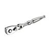 [Kyoto Machine Tools] 9.5mm (3/8 Inch) Compact Flex Ratchet Handle BRC3F Silver