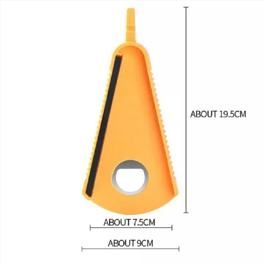 2pcs 6 in 1 Jar Opener Multi Functional Weak Hand Bottle Lid Opener Seniors Arthritis