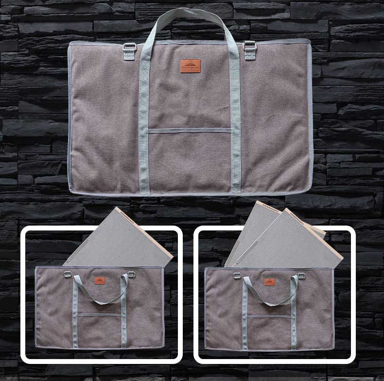 CAMPING MOON Campfire Table, Large Size, Canvas Storage Bag, Tote Bag with Cushion, T-380-B