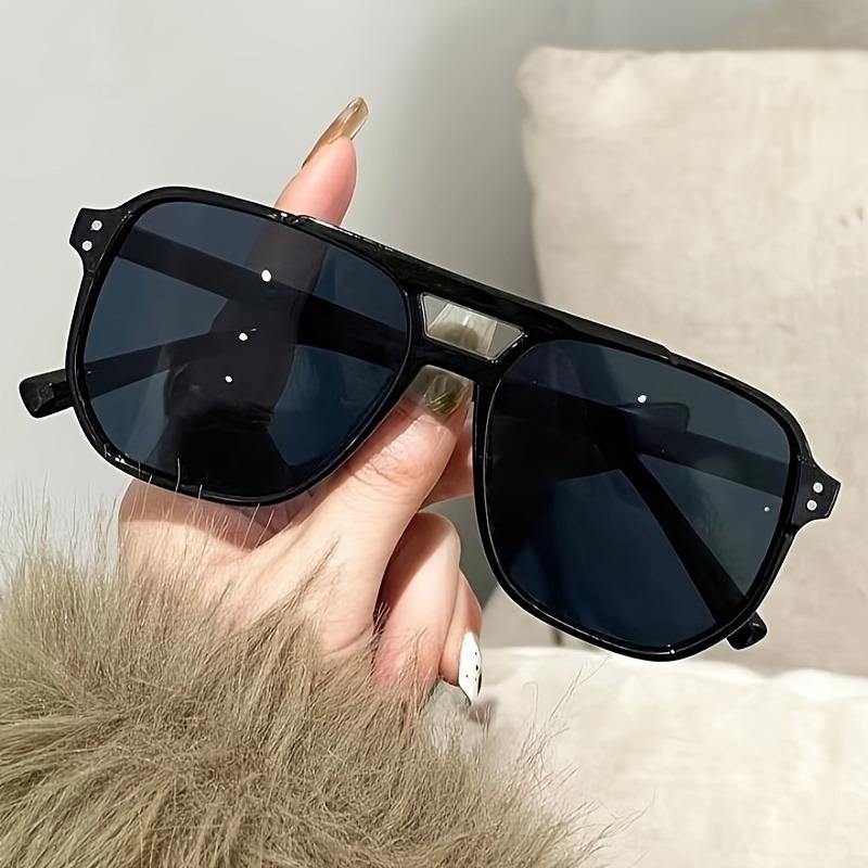 Rectangular Women's Fashion Glasses Perfect for Everyday Wear and Travel PC Lens Anti-Reflective and Lightweight