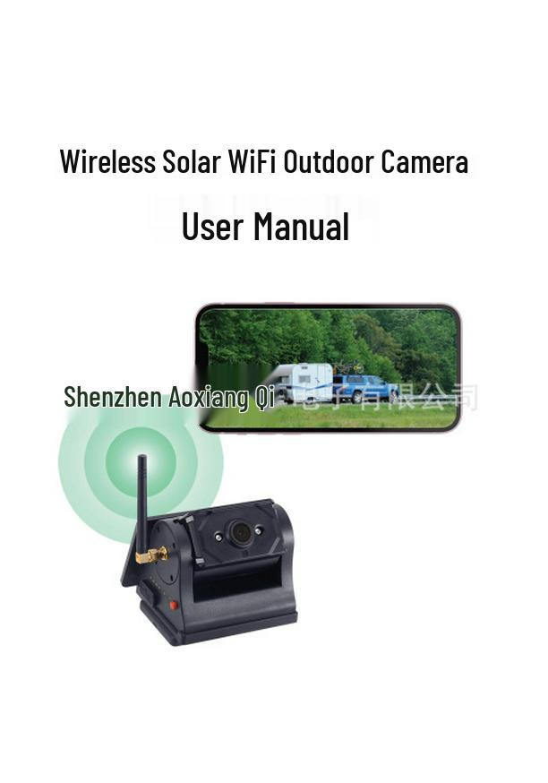 Wireless Solar-Powered Reversing Camera with Mobile App Connectivity