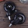 1Pcs Office Chair Caster Wheels Heavy Duty & Safe For All Floors Including Hardwood 3" Rubber Replacement For Desk Floor