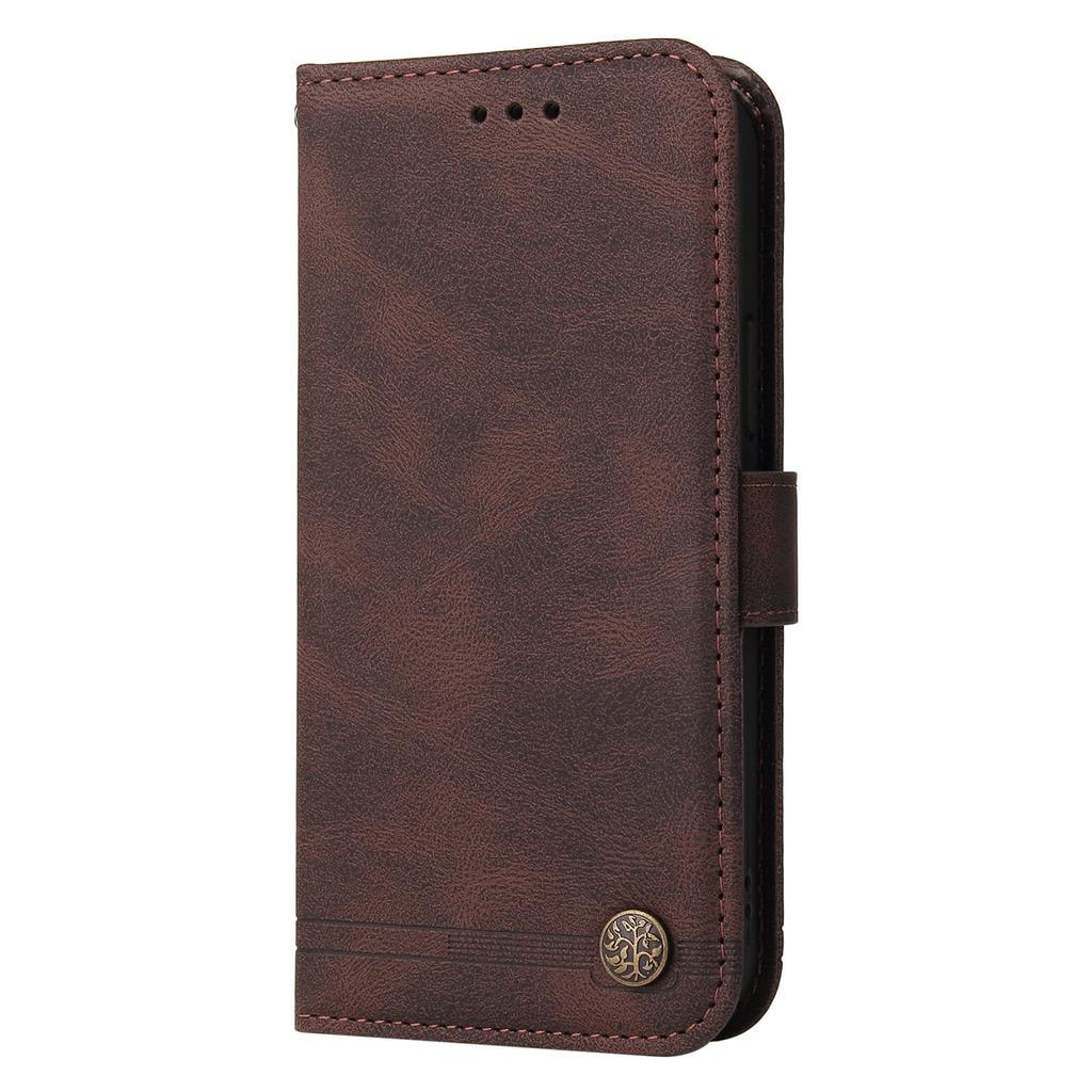 Für Honor 200 Lite Leder-Wallet-Hüllen Skin-Touch Handyhülle Ständer mit Riemen